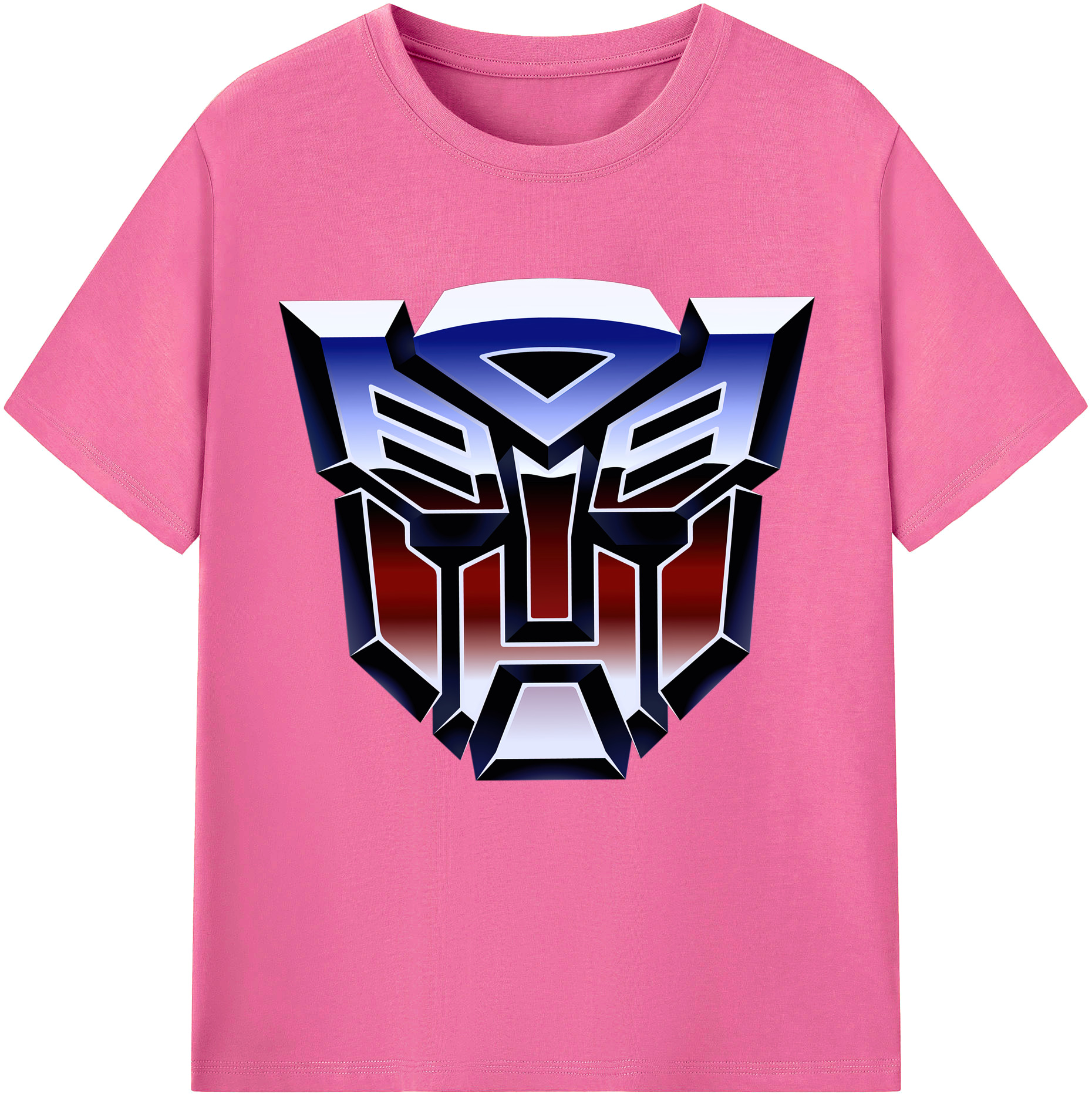 （画像用）  レディースカジュアルプリントTシャツ（綿100％）
